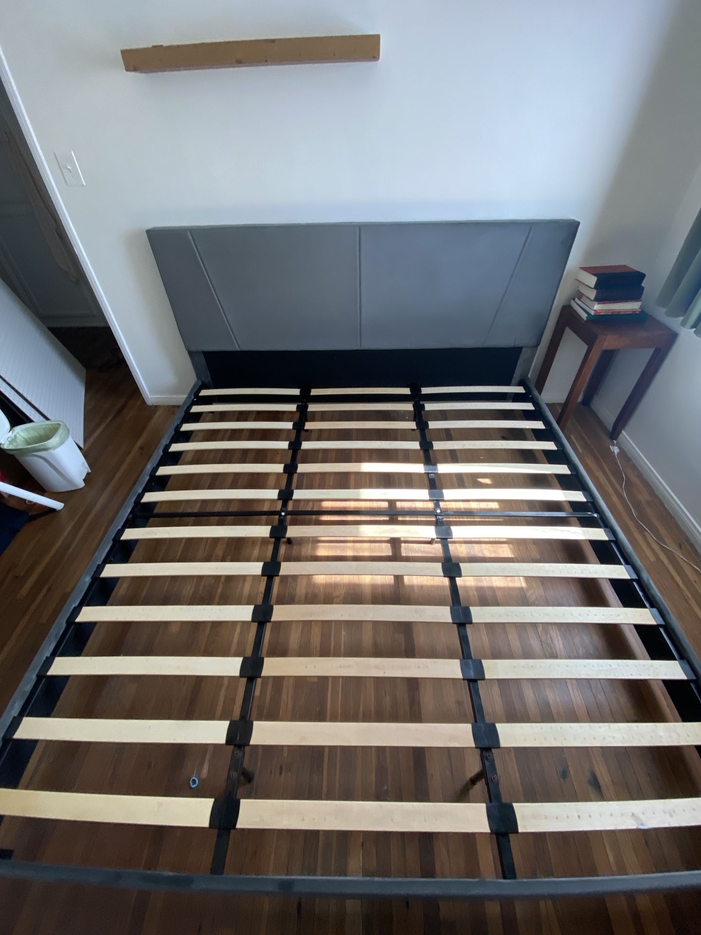 Fabric Upholstered King Bed Frame