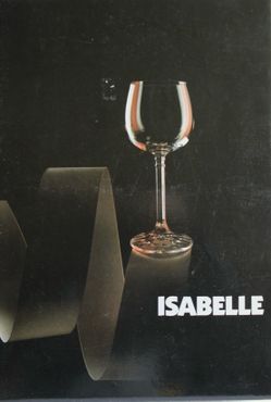 Bohemia Crystal- Isabelle - 6 Vintage Lead Crystal Wine Glasses