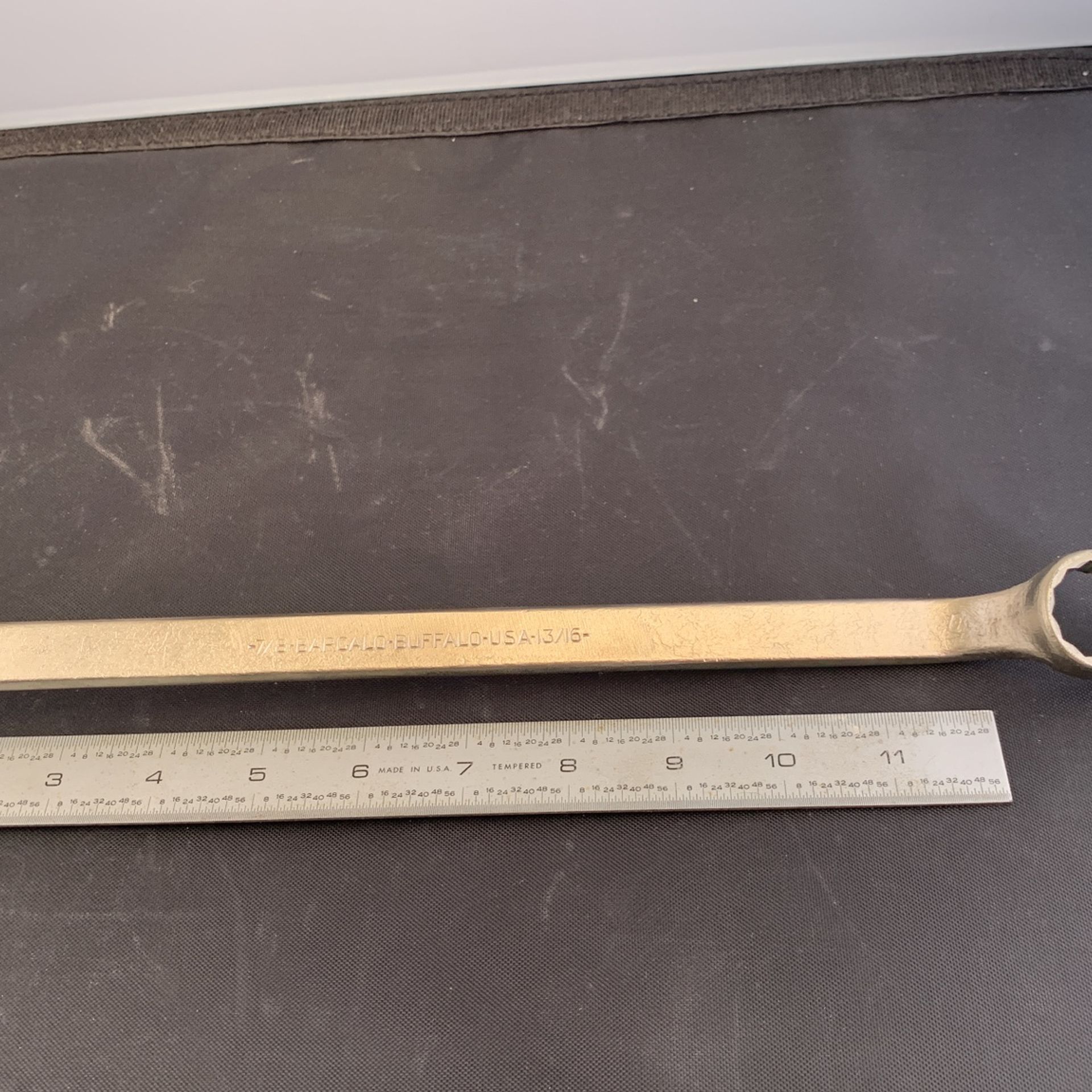 Large VTG Barcalo Buffalo USA. 7/8”X13/16” 12 Point Wrench