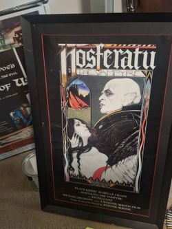 Nosferatu framed poster