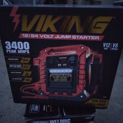 New Viking 12/24 Volt Jump Starter 