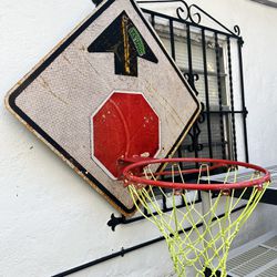 Basketball Hoop Sighn 