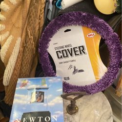 Newton New Photo Cube  20 Dollars Steering Wheel Cover 15 Dollars 