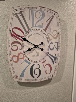Large Clock 26x18.75 NW 215/Lone Mountain