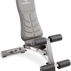 Marcy Deluxe Foldable Utility Bench Gym Equipment