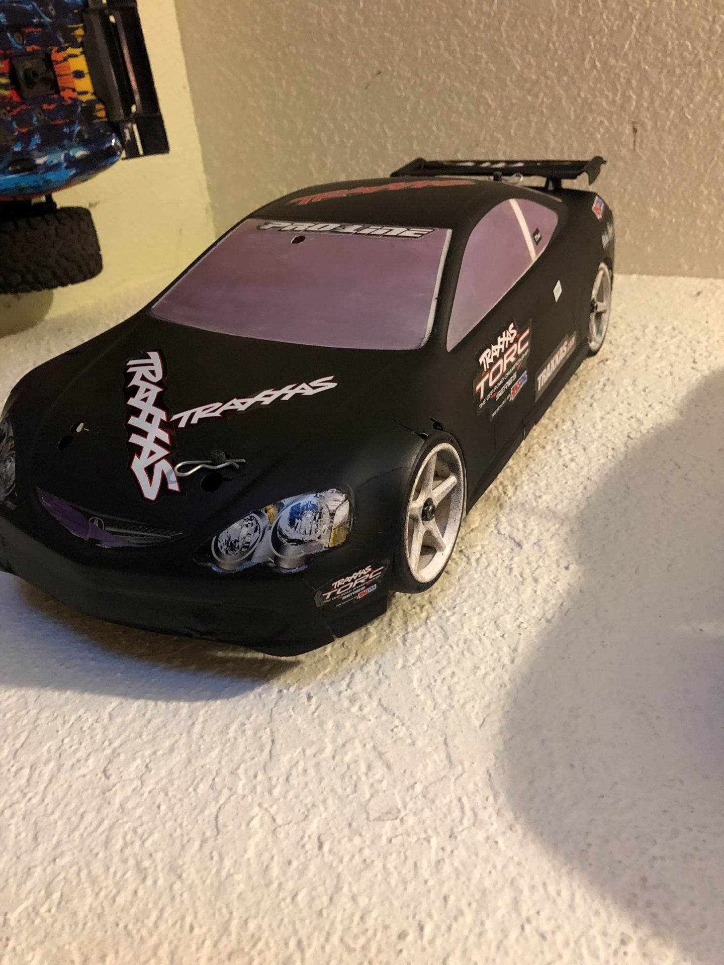 Trade 4 rc cars 3 traxxas. and 1 hpi drift trade for xmaxx