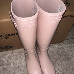 Hunter PINK Rain boots