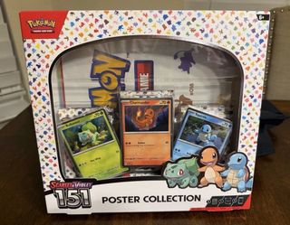 Pokemon Scarlet & Violet- 151 Poster Collection Box - Sealed 3 Packs