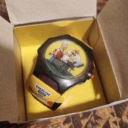 vintage The Simpsons talking watch