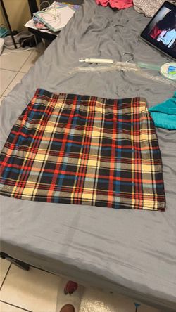 Plaid skirt