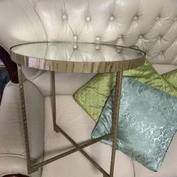 Little table with mirror 19”high and 20”wide