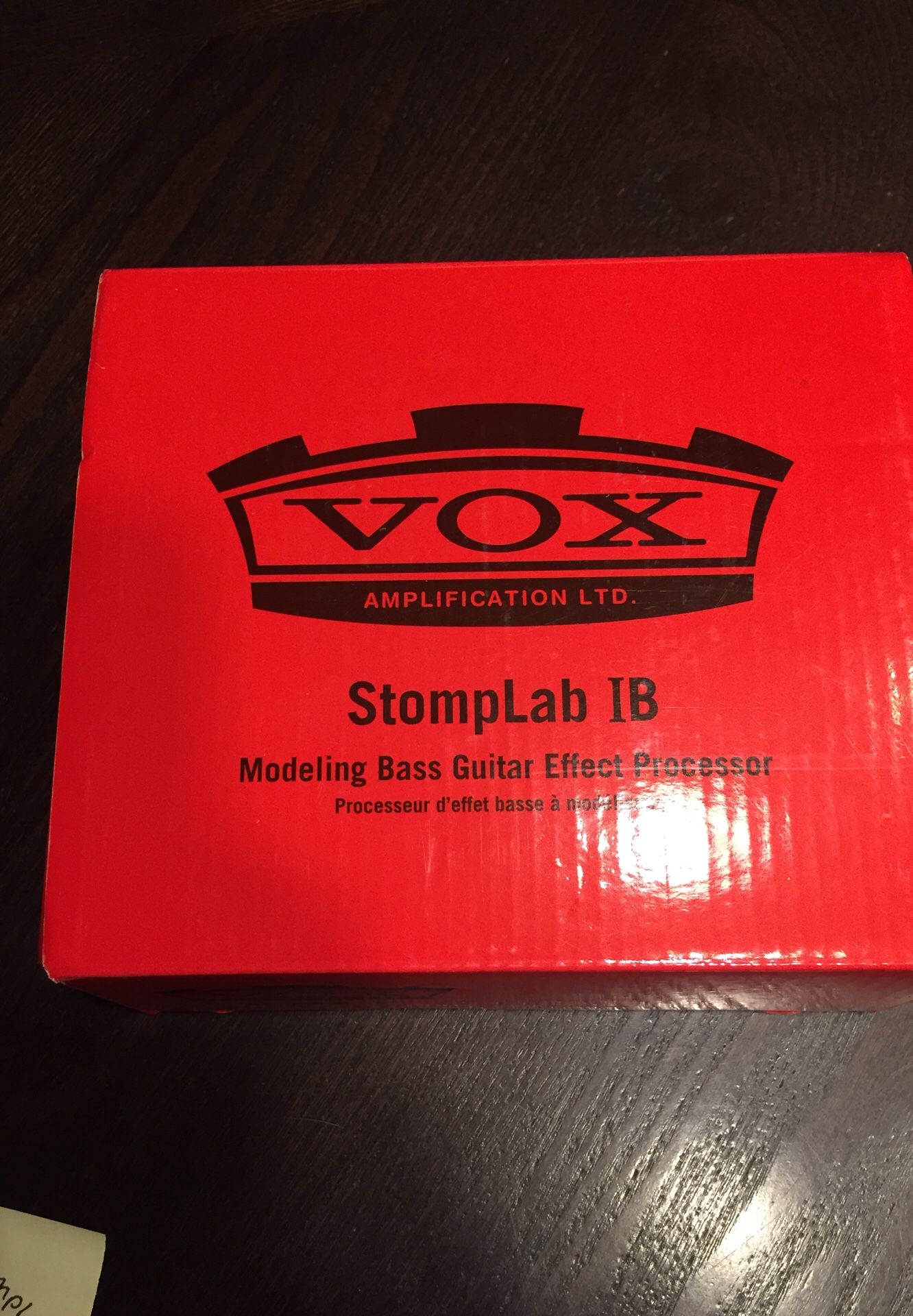 Vox stomplab bass guitar processor
