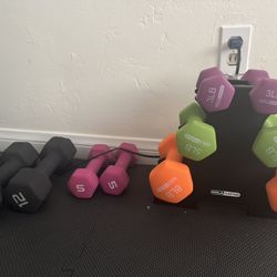 Home Gym Weight Set Dumbbells 
