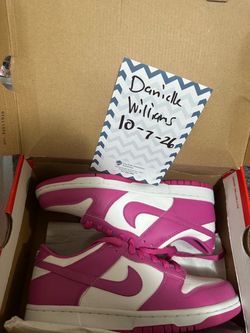 Fuchsia dunk size 6y ds