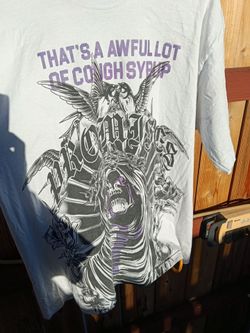 ALOC awful lotta cough syrup. Tee size XL