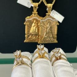 wedding ring Solitaire 10k 