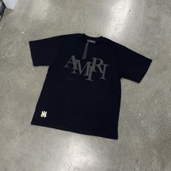 Amiri Staggered Logo Tee