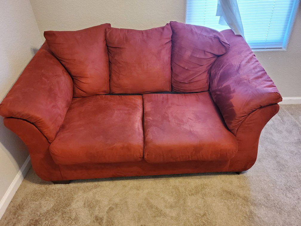 Clean Red Couch