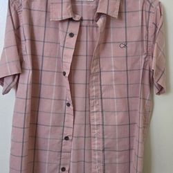 Boys Dress Shirt Calvin Klein Size M