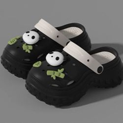 Platform Clogs Slippers Mules Clog Slip on Wedge Sandals