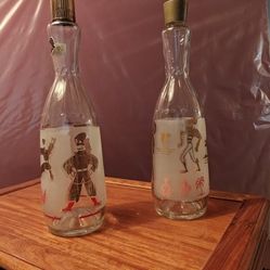 Mid Century Modern Liquor Decanters