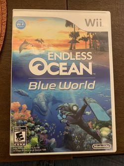 nintendo wii endless ocean blue world game complete
