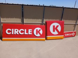 Gas station signs