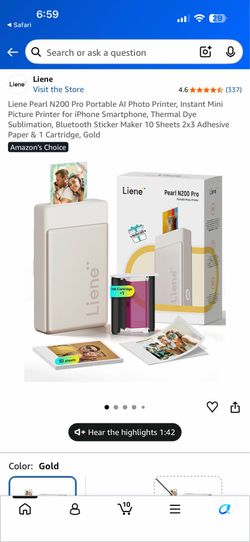 Portable Photo Printer