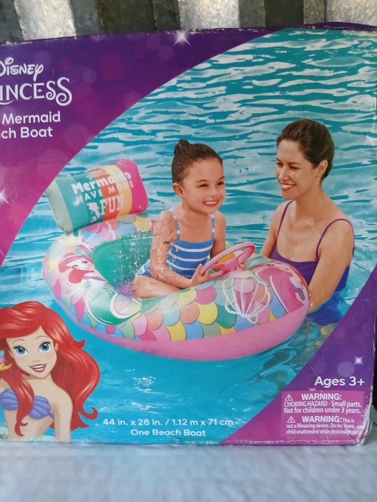 Disney Princess Ariel Inflatable Vehicle Pool Float