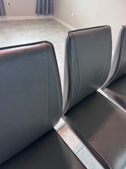 Grey dining room chairs