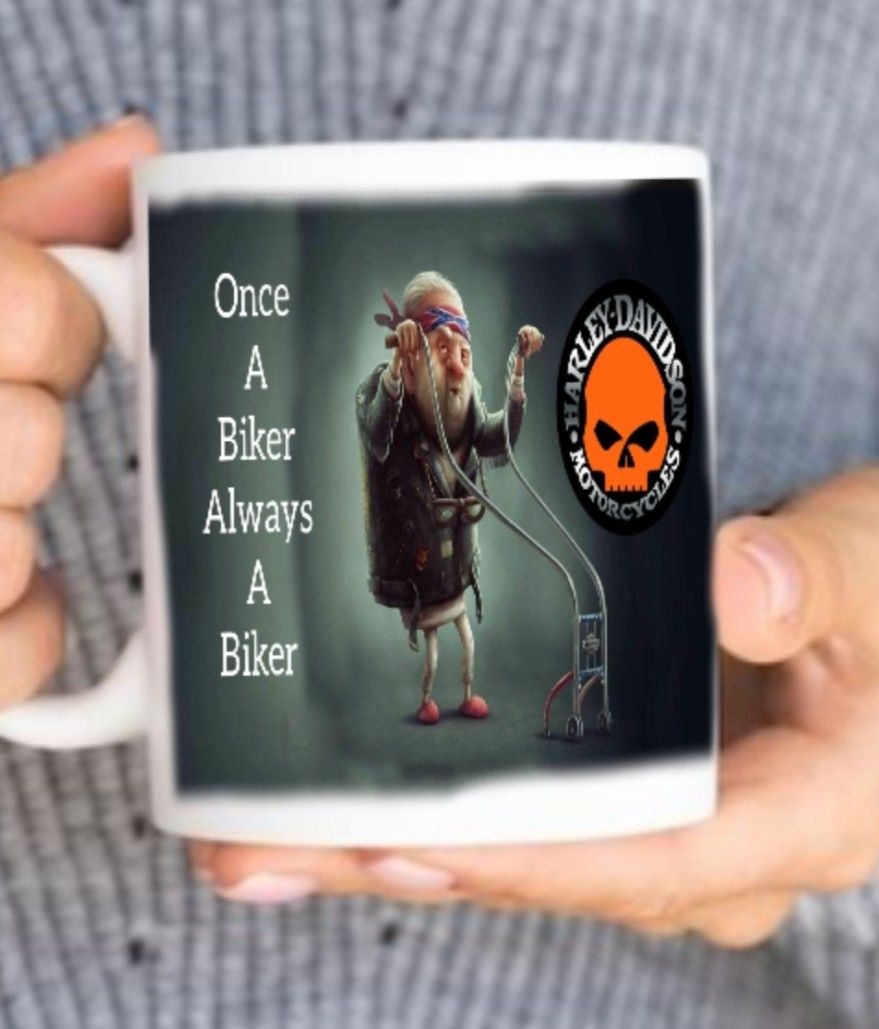 Harley Davidson Biker Cup Mug