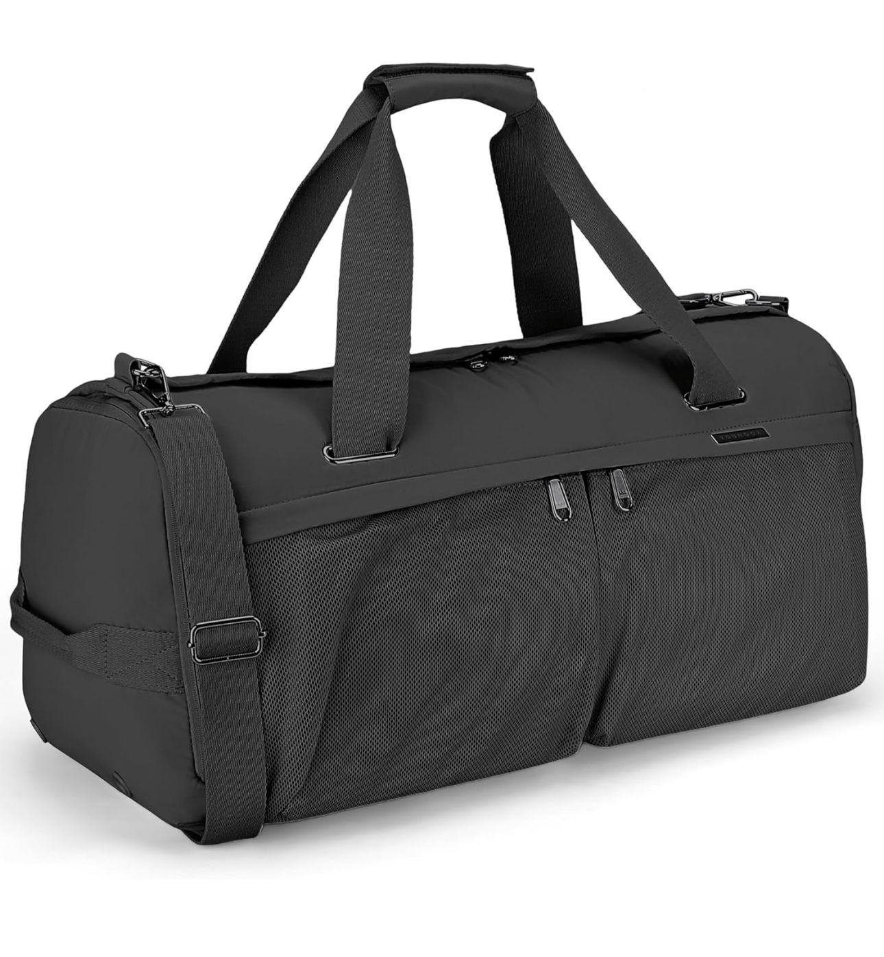 NEW Travel Duffle Weekender Carry on Overnight Bag Gym Duffel Bag w/ Shoe Compartment Women Men $15 (Retail $40)