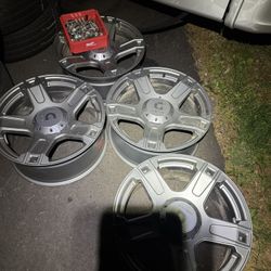 4 Granite alloy Anthracite 20” Rims