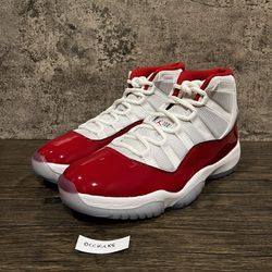 Jordan 11 Retro Cherry Size 11 Nike Air 2022 White Red 