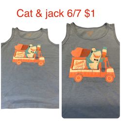 CAT AND JACK SHIRT GREAT CONDITION SIZE 6/7💖💖💖
