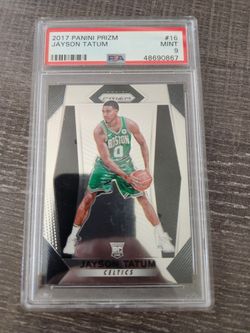 2017-18 Jayson Tatum Prizm RC PSA 9