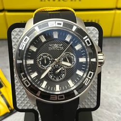 Invicta Pro Diver 28000 — 50mm Chronograph, Black Dial, New in Box