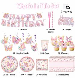 Butterfly Birthday decorations