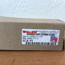 Whelan S30HACP REPL STROBE CLEAR Bulb NEW IN BOX