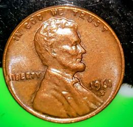 1961 D / D Lincoln Memorial Cent Rpm Error..Plus Free Gift