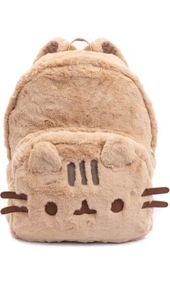 Pushed the cat fluffy backpack