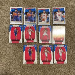 Detroit Piston 11 Card Rookie Lot