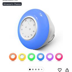 Gsou IPX6 Waterproof Bluetooth Shower Speaker with LED Lights