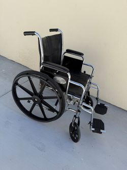 grey wheelchair