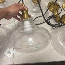 4 light fixtures for $200 ! Like NEW!