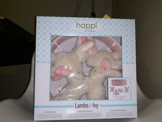 Pink Bunny Baby Mobile