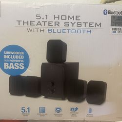 5-1 Home Theater System With Bluetooth 