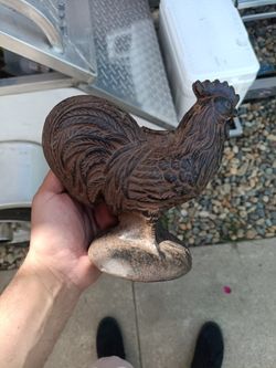 Cast Iron Rooster Chicken