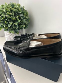 Cole Haan Pinch Tassel Loafers in Black Size 8.5 D 03506 like new