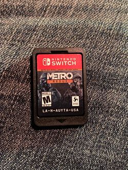 Metro Redux Nintendo Switch Game Cartridge